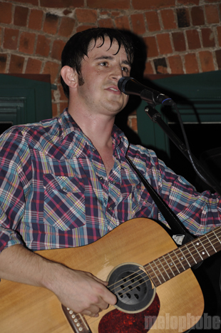 Kris Orlowski Band & Interview at Spar, October 17, 2009. Photo by Cathleen Robertson.