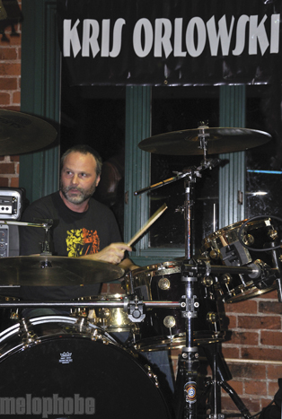 Kris Orlowski Band & Interview at Spar, October 17, 2009. Photo by Cathleen Robertson.