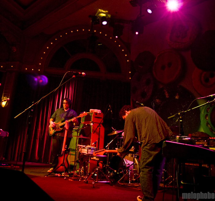 Yo La Tengo at Crystal Ballroom, October 20, 2009. Photo by Lymay Iwasaki.