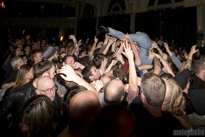 The Jesus Lizard at Crystal Ballroom, October 22, 2009. Photo by Jasper Croome.
