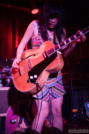 Thao with the Get Down Stay Down at Chop Suey, October 22, 2009. Photo by Jill Rachel Evans.