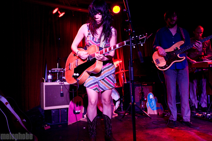 Thao with the Get Down Stay Down at Chop Suey, October 22, 2009. Photo by Jill Rachel Evans.