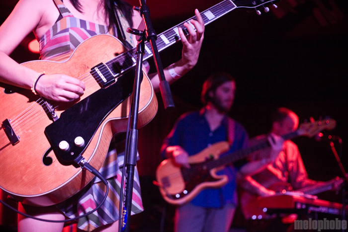 Thao with the Get Down Stay Down at Chop Suey, October 22, 2009. Photo by Jill Rachel Evans.