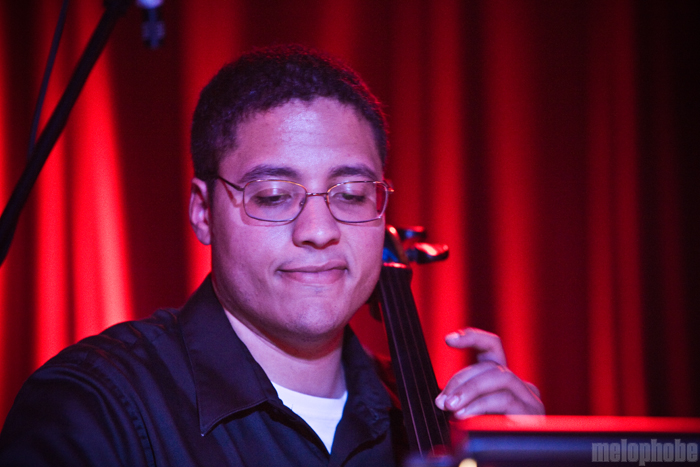 The Portland Cello Project 14-20 _ David Schultz at Chop Suey, October 22, 2009. Photo by Jill Rachel Evans.