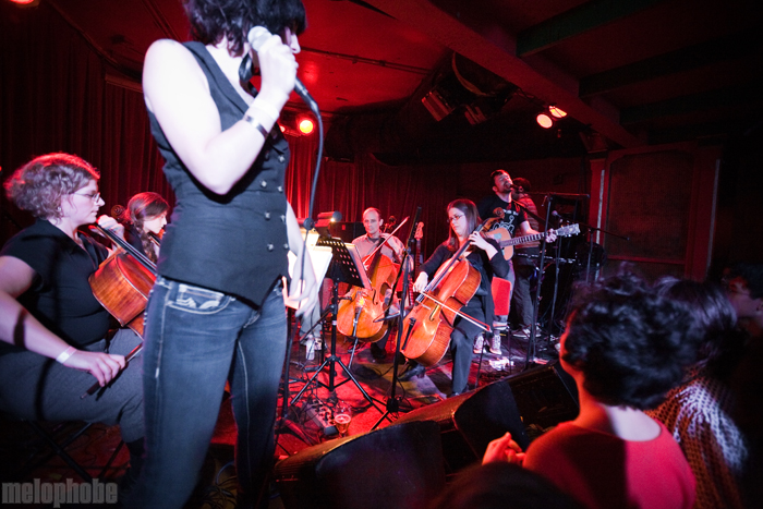 The Portland Cello Project 14-20 _ David Schultz at Chop Suey, October 22, 2009. Photo by Jill Rachel Evans.