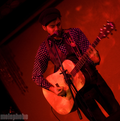 Vince Mira at Can Can & The Sunset, October 27, 2009. Photo by Francisco Outhet.