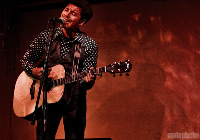 Vince Mira at Can Can & The Sunset, October 27, 2009. Photo by Francisco Outhet.