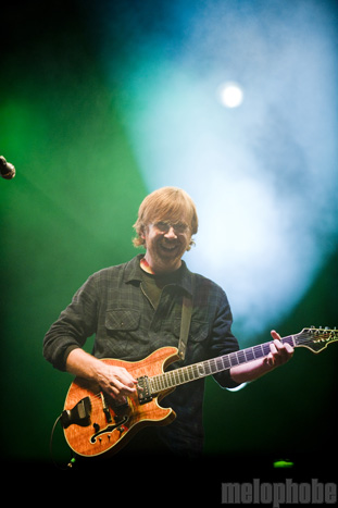 Phish, October 30, 2009. Photo by Zoe Bowen.