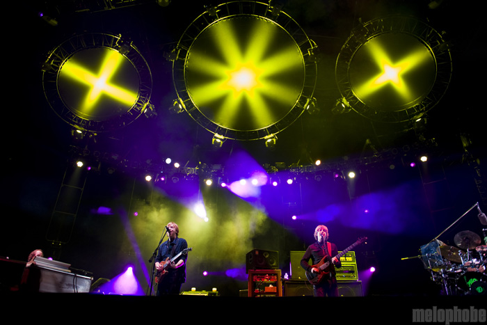 Phish, October 30, 2009. Photo by Zoe Bowen.