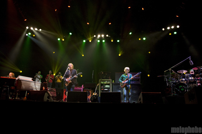 Phish, October 31, 2009. Photo by Zoe Bowen.