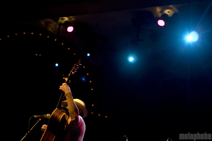 Langhorne Slim at Crystal Ballroom, November 4, 2009. Photo by Lymay Iwasaki.