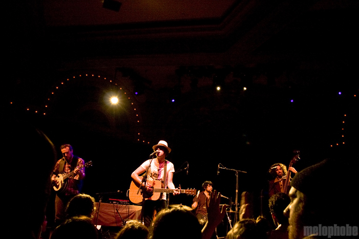 Langhorne Slim at Crystal Ballroom, November 4, 2009. Photo by Lymay Iwasaki.