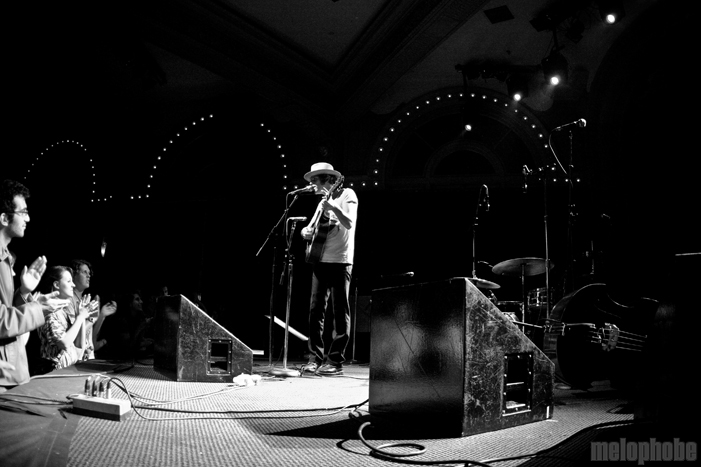 Langhorne Slim at Crystal Ballroom, November 4, 2009. Photo by Lymay Iwasaki.