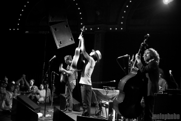 Langhorne Slim at Crystal Ballroom, November 4, 2009. Photo by Lymay Iwasaki.