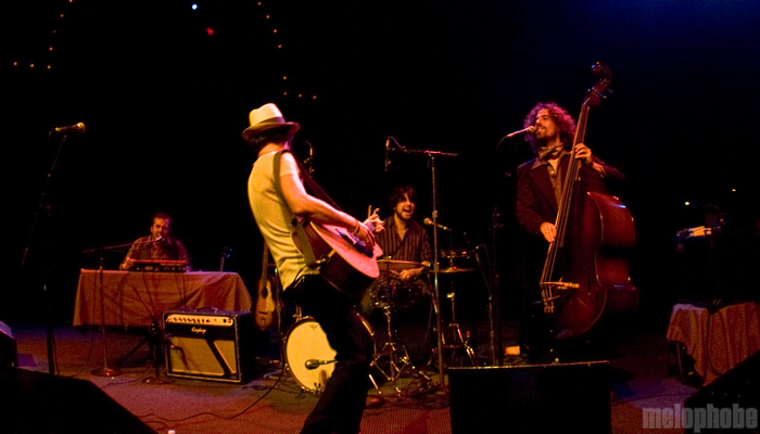 Langhorne Slim at Crystal Ballroom, November 4, 2009. Photo by Lymay Iwasaki.