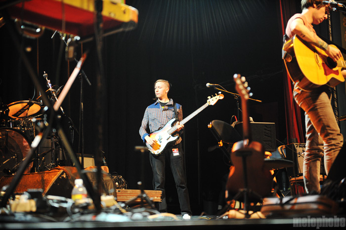 Múm at Aladdin Theater, November 4, 2009. Photo by Josh Kincaid.