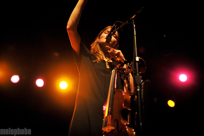 Múm at Aladdin Theater, November 4, 2009. Photo by Josh Kincaid.
