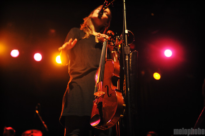 Múm at Aladdin Theater, November 4, 2009. Photo by Josh Kincaid.