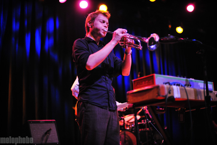 Múm at Aladdin Theater, November 4, 2009. Photo by Josh Kincaid.