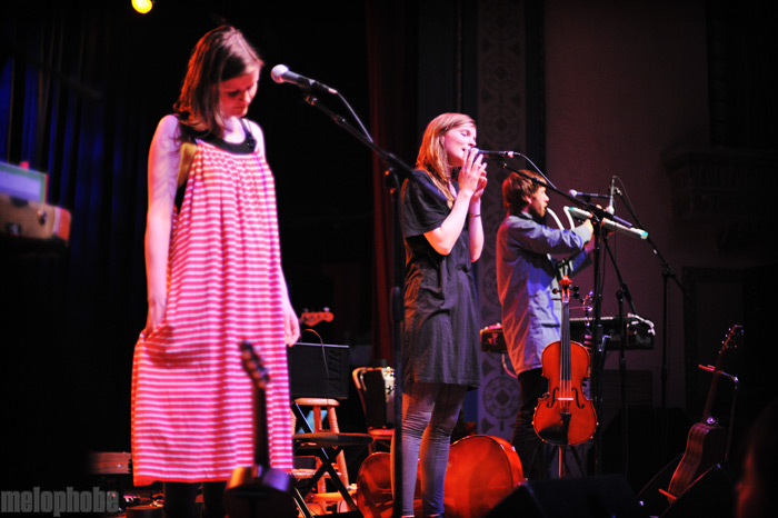 Múm at Aladdin Theater, November 4, 2009. Photo by Josh Kincaid.