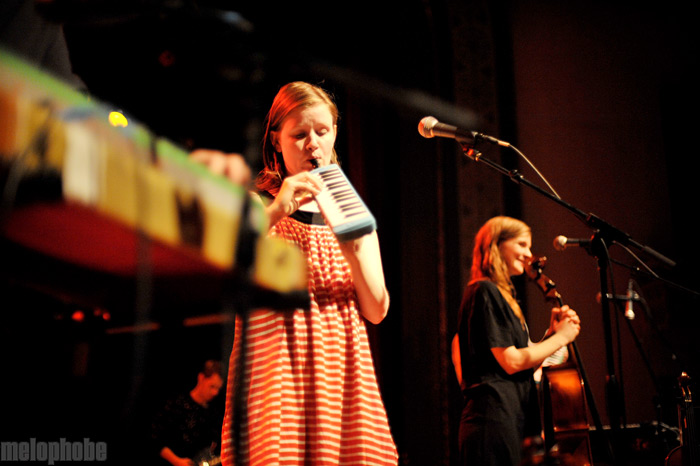 Múm at Aladdin Theater, November 4, 2009. Photo by Josh Kincaid.