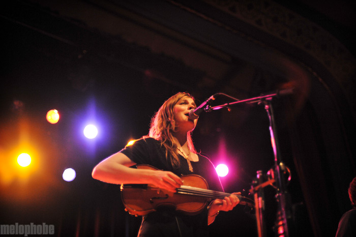 Múm at Aladdin Theater, November 4, 2009. Photo by Josh Kincaid.