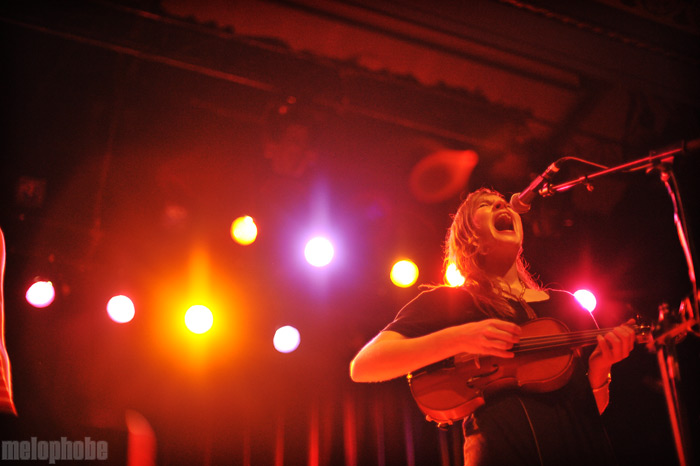 Múm at Aladdin Theater, November 4, 2009. Photo by Josh Kincaid.