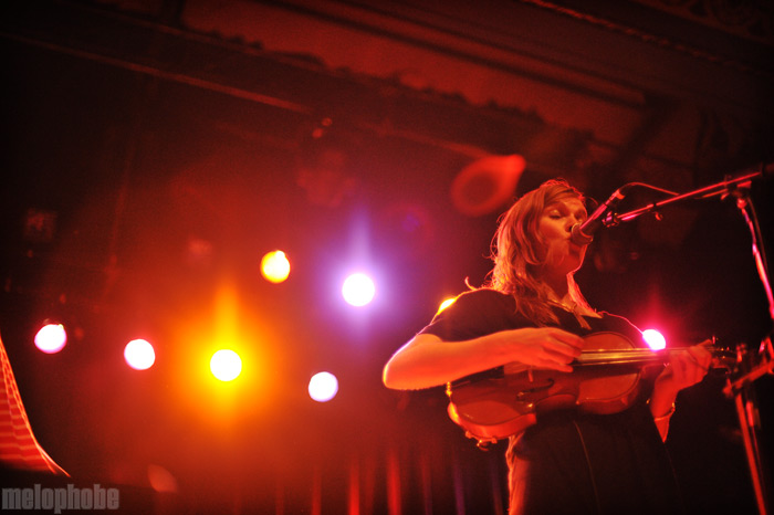 Múm at Aladdin Theater, November 4, 2009. Photo by Josh Kincaid.