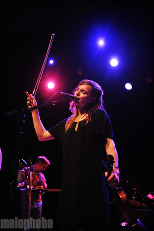 Múm at Aladdin Theater, November 4, 2009. Photo by Josh Kincaid.