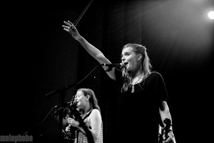Múm at Aladdin Theater, November 4, 2009. Photo by Josh Kincaid.