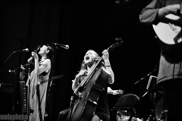 Múm at Aladdin Theater, November 4, 2009. Photo by Josh Kincaid.