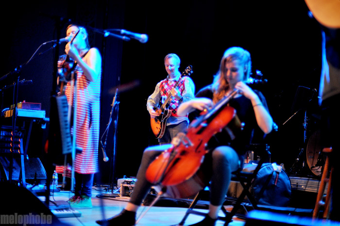 Múm at Aladdin Theater, November 4, 2009. Photo by Josh Kincaid.