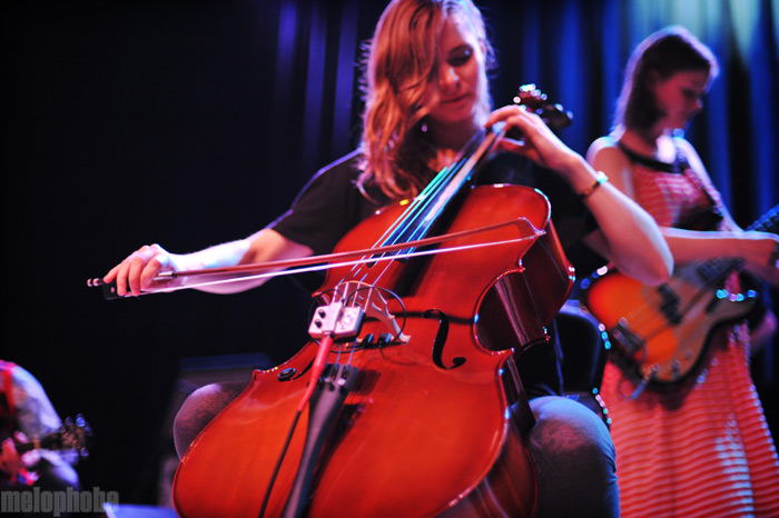 Múm at Aladdin Theater, November 4, 2009. Photo by Josh Kincaid.