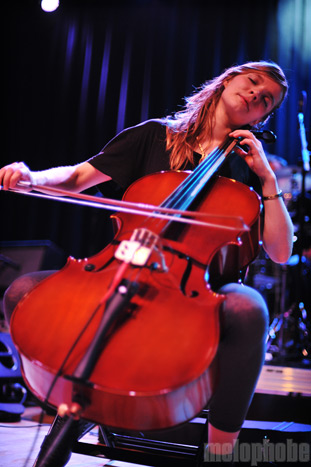Múm at Aladdin Theater, November 4, 2009. Photo by Josh Kincaid.