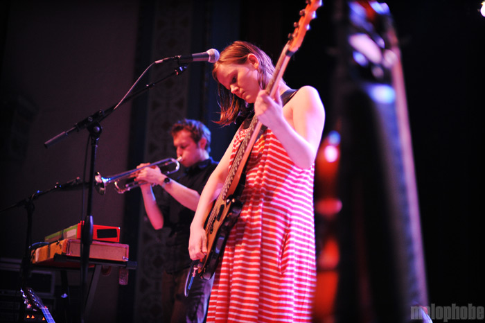 Múm at Aladdin Theater, November 4, 2009. Photo by Josh Kincaid.