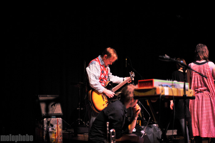 Múm at Aladdin Theater, November 4, 2009. Photo by Josh Kincaid.