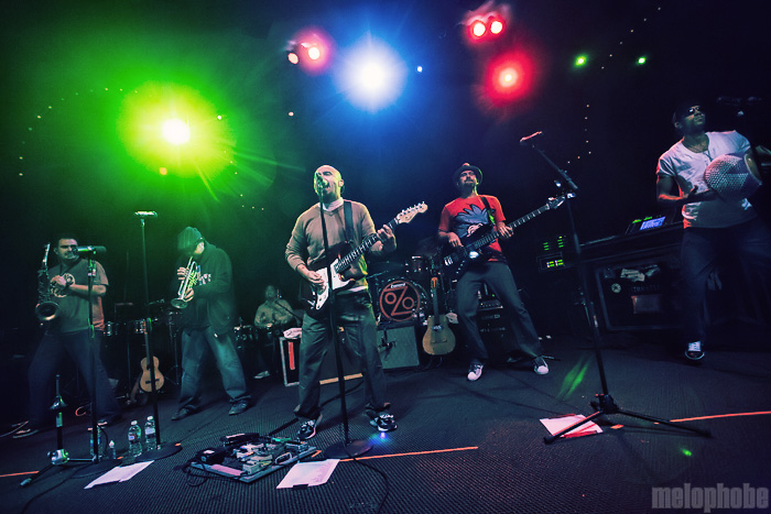 Ozomatli at Crystal Ballroom, November 5, 2009. Photo by Joshua Bean.