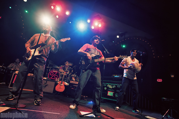 Ozomatli at Crystal Ballroom, November 5, 2009. Photo by Joshua Bean.