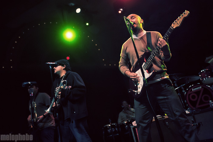 Ozomatli at Crystal Ballroom, November 5, 2009. Photo by Joshua Bean.