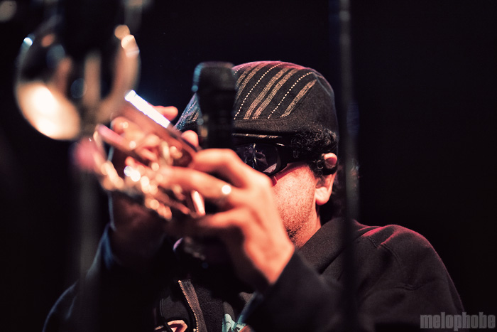 Ozomatli at Crystal Ballroom, November 5, 2009. Photo by Joshua Bean.
