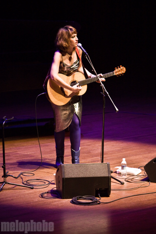 Joan as Police Woman at Benaroya Hall, November 8, 2009. Photo by Jill Rachel Evans.