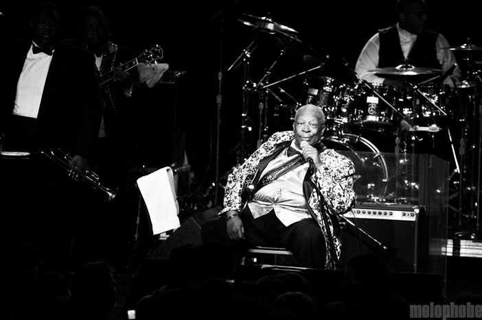 B.B. King at Roseland Theater, November 10, 2009. Photo by Alice Falzone.