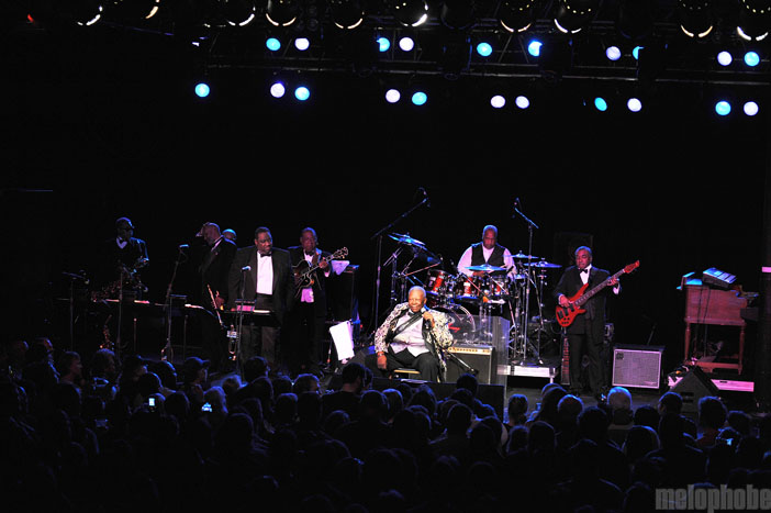 B.B. King at Roseland Theater, November 10, 2009. Photo by Alice Falzone.