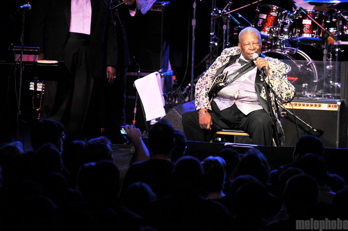 B.B. King at Roseland Theater, November 10, 2009. Photo by Alice Falzone.