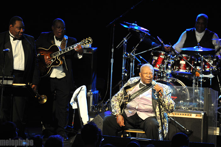 B.B. King at Roseland Theater, November 10, 2009. Photo by Alice Falzone.
