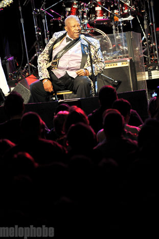 B.B. King at Roseland Theater, November 10, 2009. Photo by Alice Falzone.