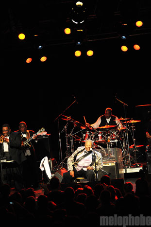 B.B. King at Roseland Theater, November 10, 2009. Photo by Alice Falzone.