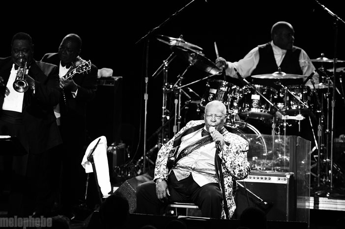 B.B. King at Roseland Theater, November 10, 2009. Photo by Alice Falzone.