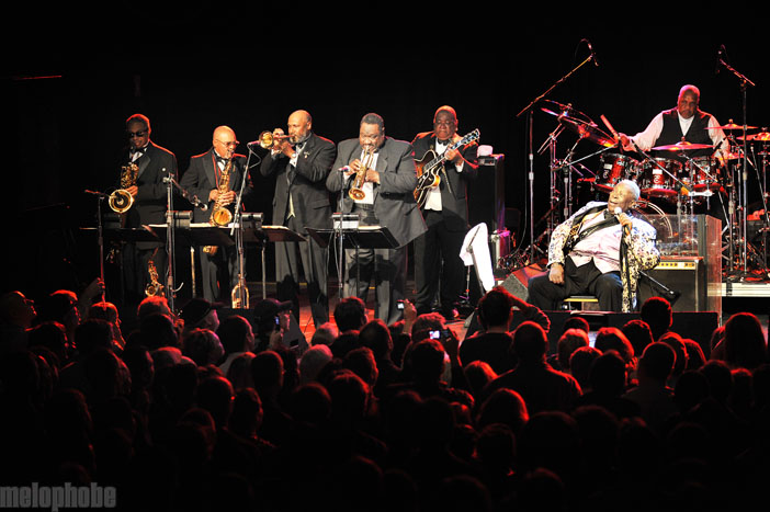 B.B. King at Roseland Theater, November 10, 2009. Photo by Alice Falzone.
