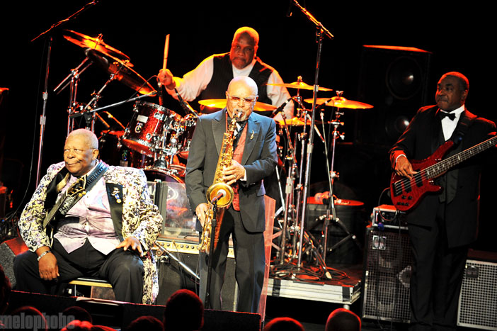 B.B. King at Roseland Theater, November 10, 2009. Photo by Alice Falzone.